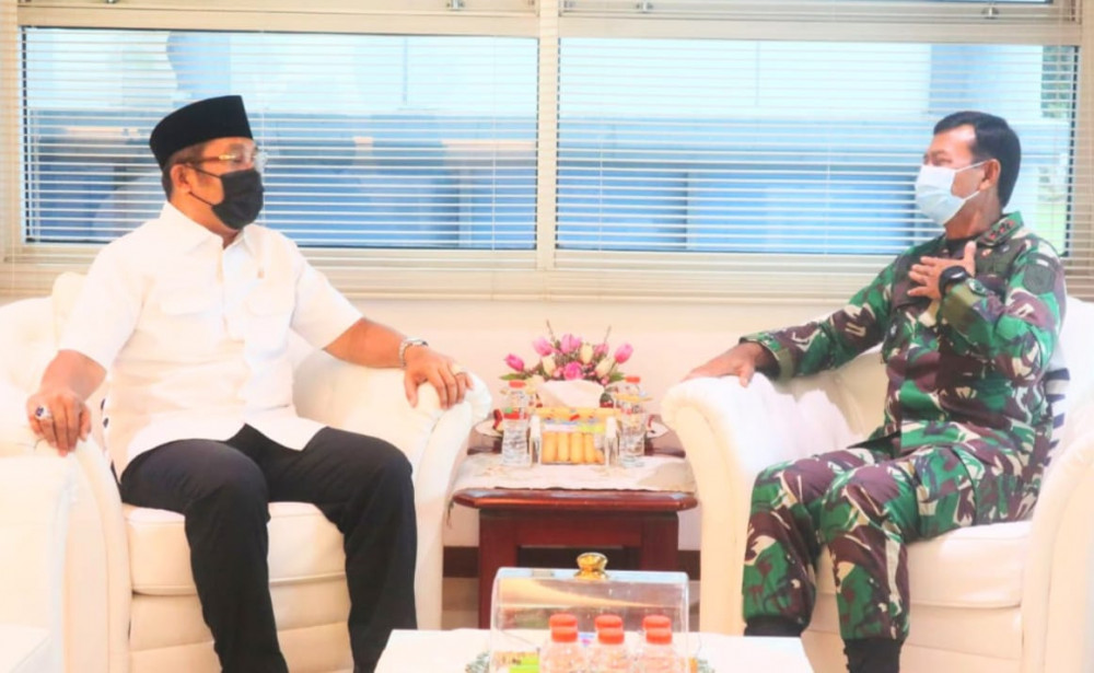 Lakukan Kunjungan Balasan ke Koarmada II Ngobrol Covid 19 dan Jatim yang Harmonis